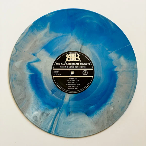 All-American Rejects - When The World Comes Down (Blue/Grey) (Used LP) - Image 3