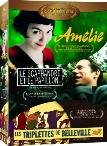 AMELIE/DIVING BELL & BUTTERGLY/LES TRIPL - DVD-FESTIVAL COLLECTION (3 DISCS)