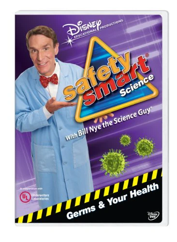 BILL NYE THE SCIENCE GUY - DVD-SAFETY SMART SCIENCE: GERMS & YOUR H