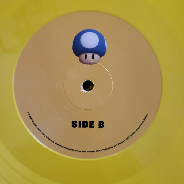 Brian Tyler - Super Mario Bros. Movie OST (Yellow/Pink) (Used LP) - Image 3