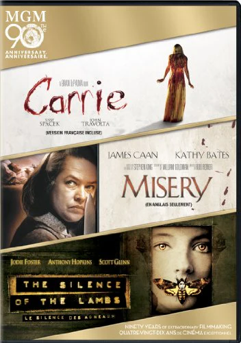 CARRIE/MISERY/SILENCE OF THE LAMBS - DVD-TRIPLE FEATURE