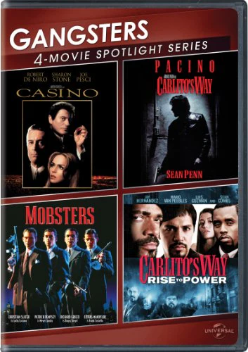 CASINO/CARLITOS WAY/MOBSTERS/CARLITOS WA - DVD 4-MOVIE COLLECTION