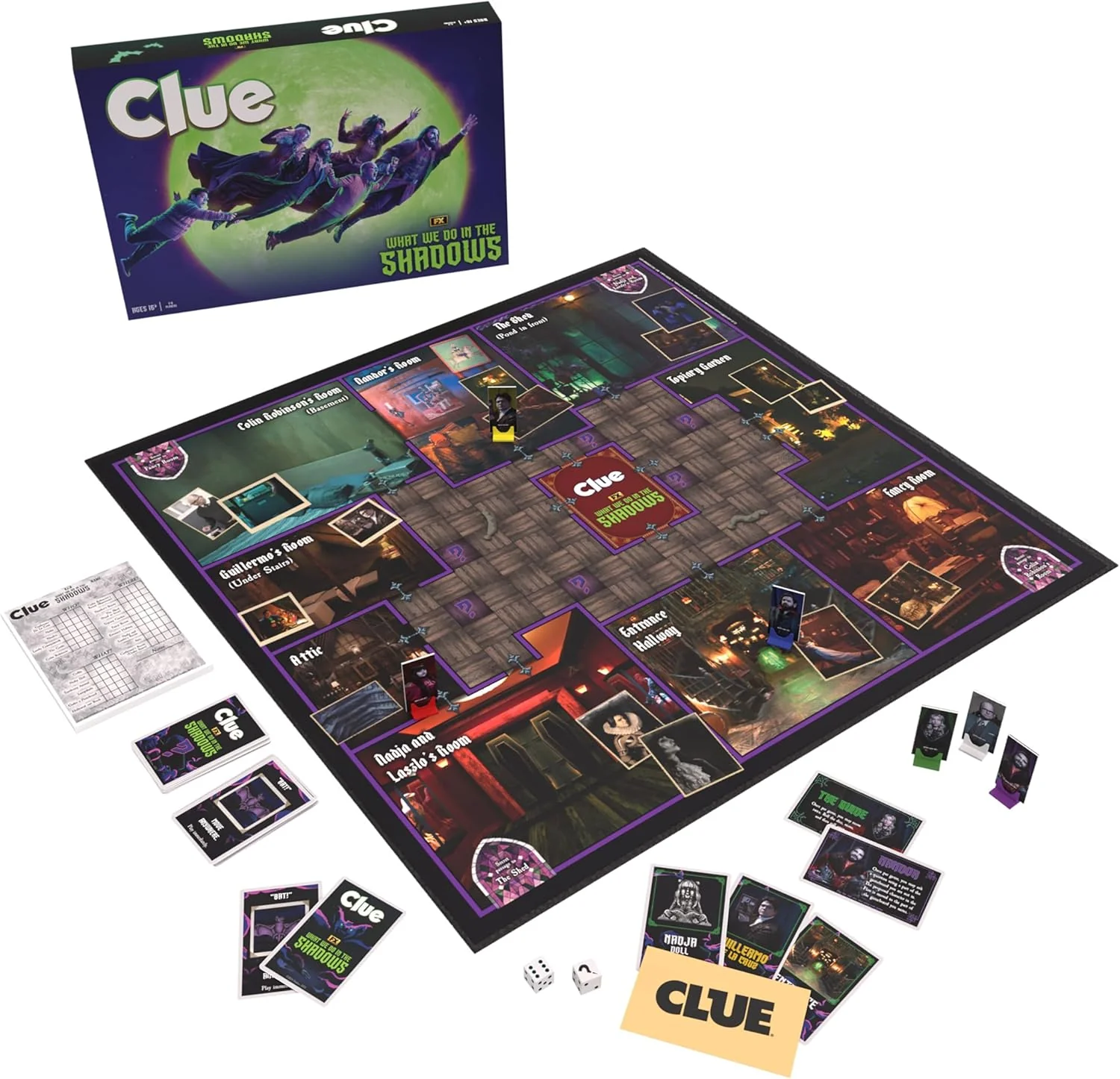 CLUE: WHAT WE DO IN THE SHADOWS - BOARD GAME - Image 2