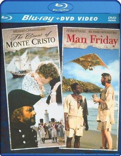COUNT OF MONTE CRISTO/MAN FRIDAY - BLU-INC.DVD COPY-DOUBLE FEATURE