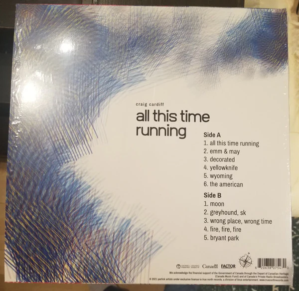 Craig Cardiff - All The Time Running (Signed) (Used LP) - Image 2