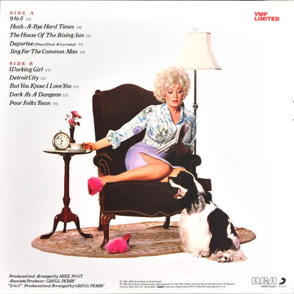 Dolly Parton - 9 To 5 & Odd Jobs (Orange) (Used LP) - Image 2