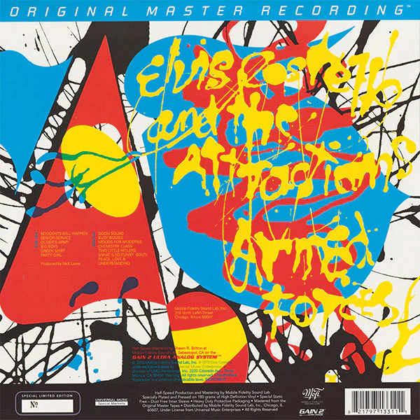 Elvis Costello - Armed Forces (Original Master Recording) (Used LP) - Image 2