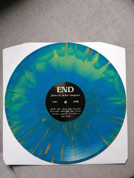 END - Splinters From An Ever-Changing Face (Aqua Blue Mix) (Used LP) - Image 3