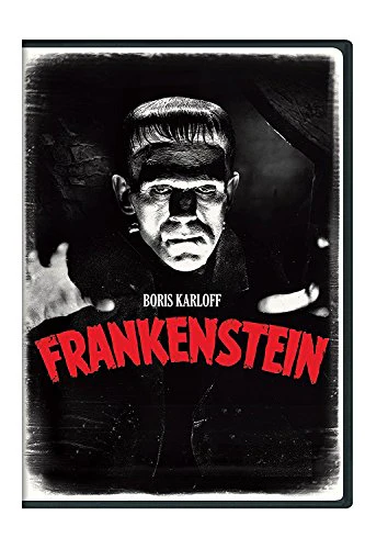 FRANKENSTEIN - DVD-1931-BORIS KARLOFF B&W COVER