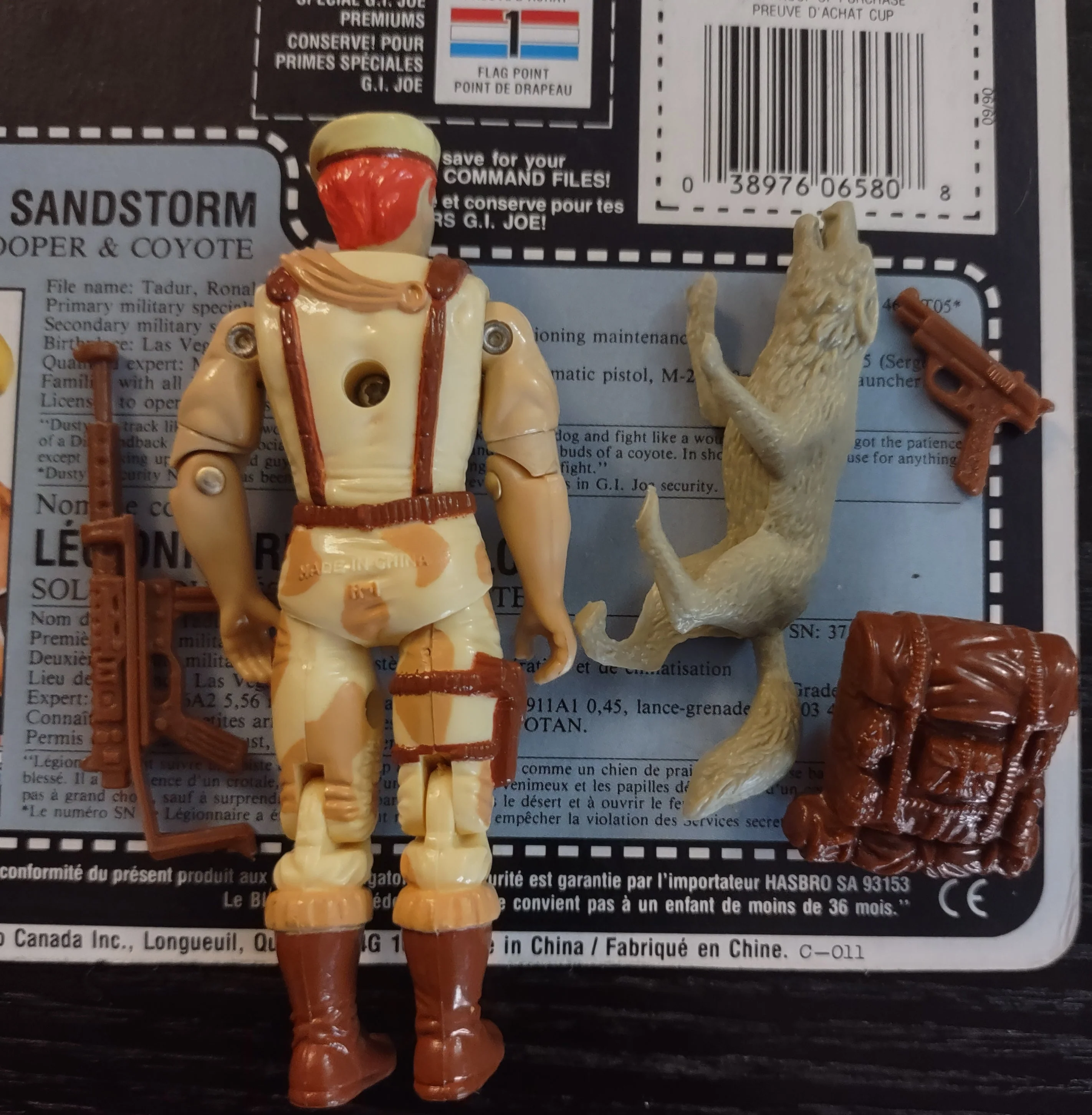G.I. JOE: DUSTY & SANDSTORM (1991) - LOOSE FIGURE (COMPLETE WITH CARD) - Image 2