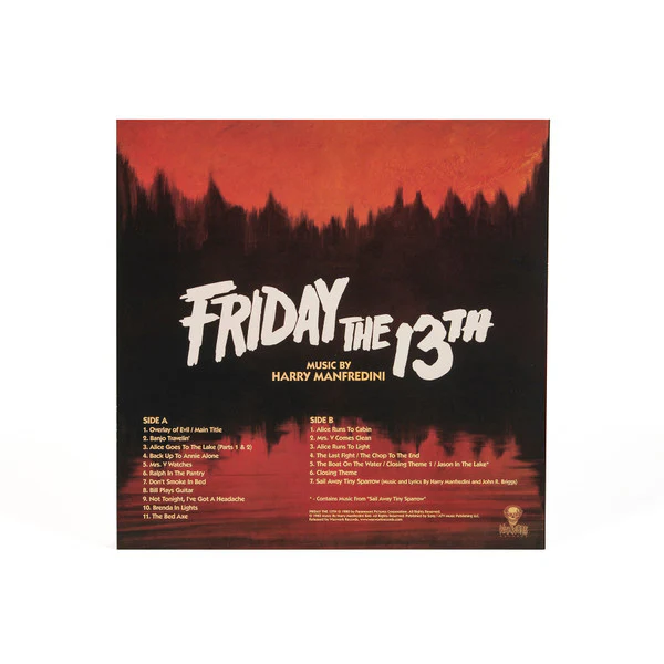 Harry Manfredini -Friday The 13th OST (Camp Crystal Lake) (Used LP) - Image 2