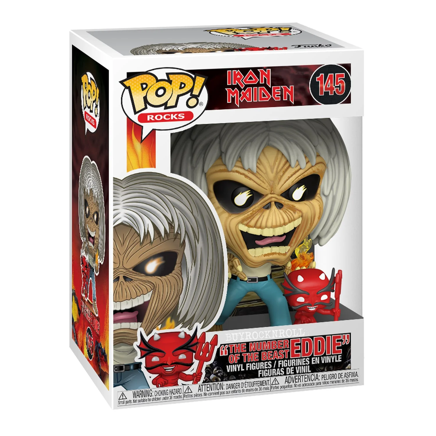 IRON MAIDEN: EDDIE #143-146 - FUNKO POP SET OF 4 - Image 4