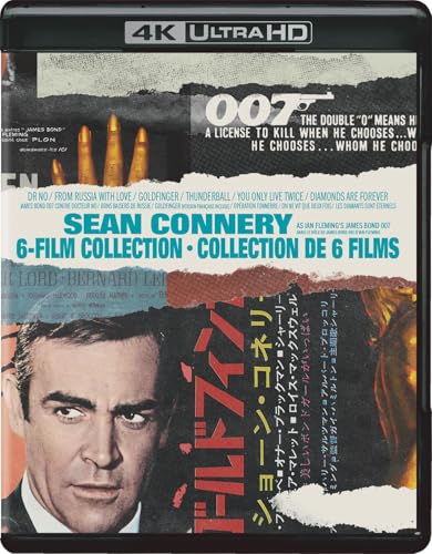 JAMES BOND SEAN CONNERY 6-FILM COLLECTION (BIL/4K ULTRA HD)
