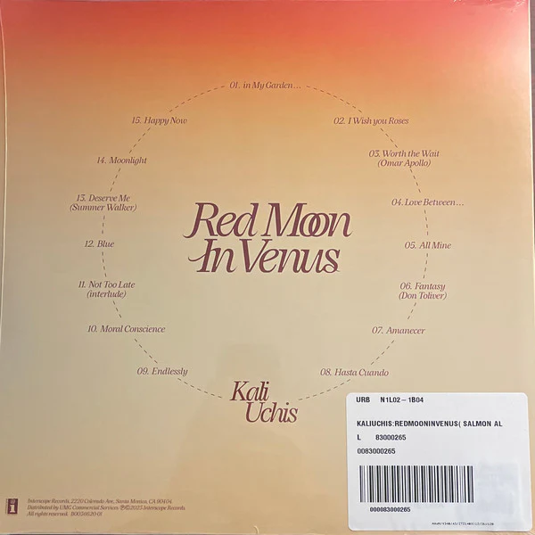 Kali Uchis - Red Moon In Venus (Salmon) (Used LP) - Image 2