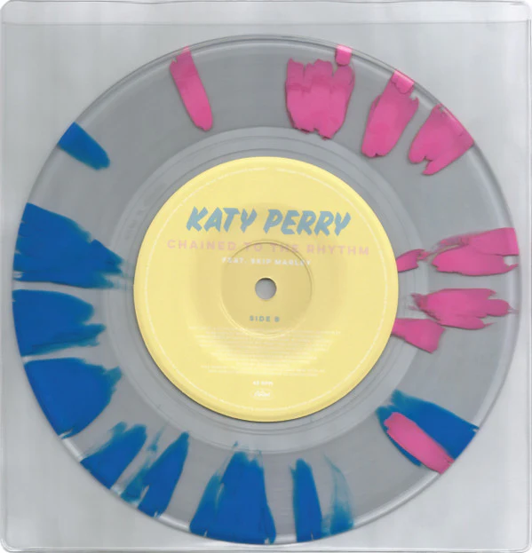 Katy Perry - Chained To The Rhythm 7" (Splatter) (Used LP) - Image 2