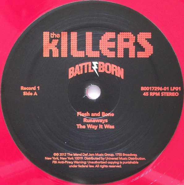 Killers - Battle Born (Red) (Used LP) - Image 3