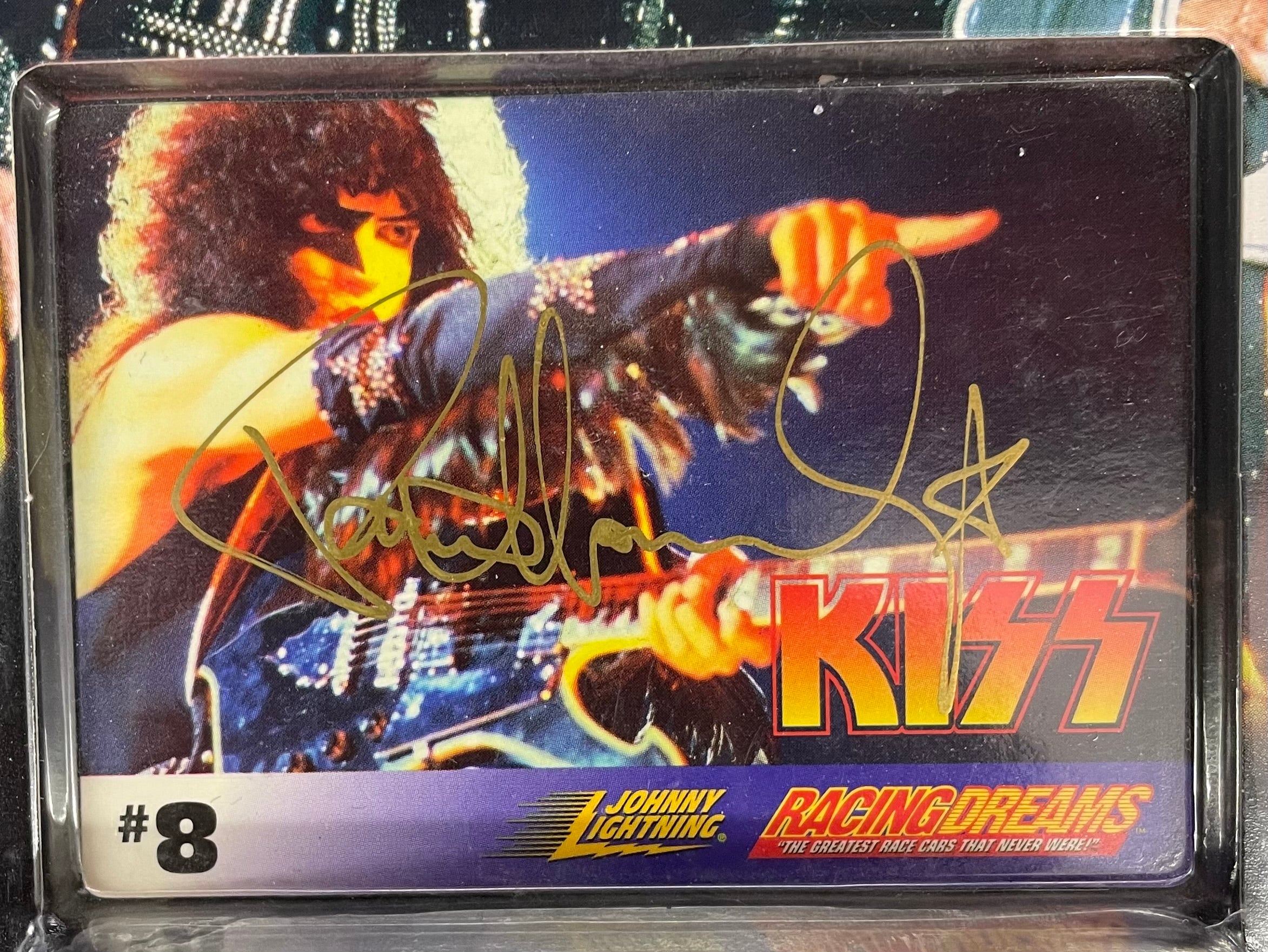 KISS: PAUL STANLEY #8 - JOHNNY LIGHTNING-AUTOGRAPHED - Image 3