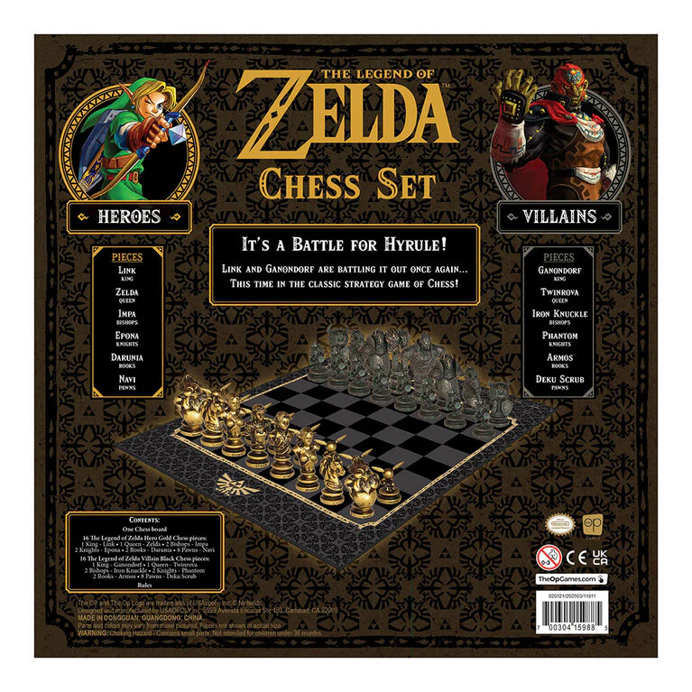 LEGEND OF ZELDA: CHESS SET - BOARD GAME - Image 2