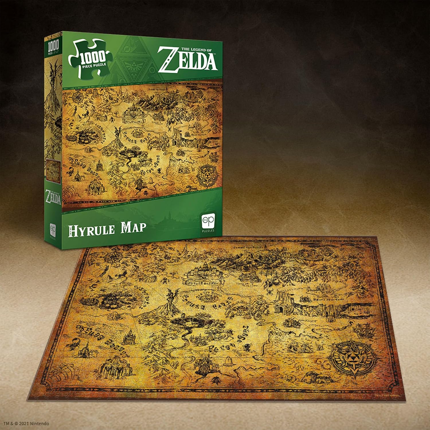 LEGEND OF ZELDA: HYRULE MAP - PUZZLE-1000PC - Image 3