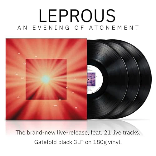 LEPROUS - AN EVENING OF ATONEMENT (BLACK VINYL)