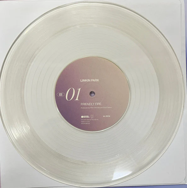 Linkin Park - Friendly Fire 10" (Clear) (Sealed) (Used LP) - Image 3