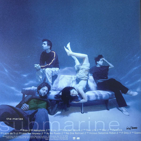 Marias - Submarine (Blue/Black, Numbered) (Used LP) - Image 2
