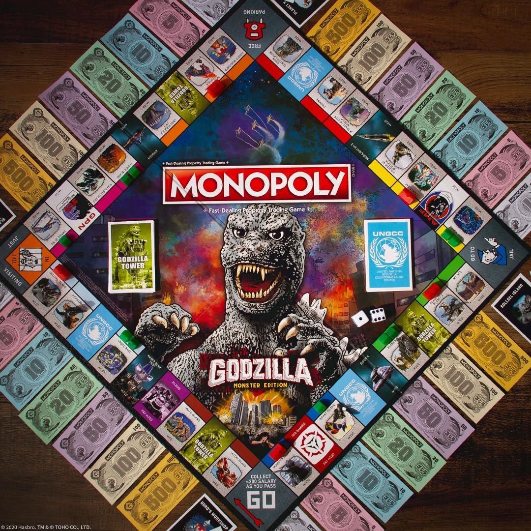 MONOPOLY: GODZILLA - BOARD GAME - Image 3