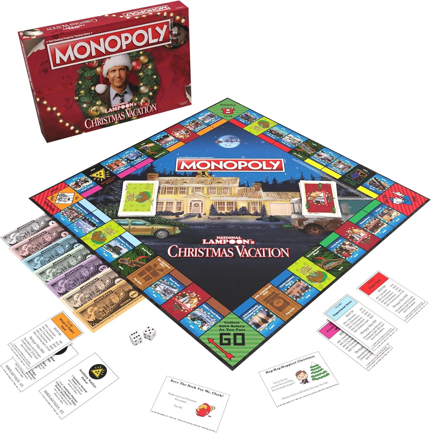 MONOPOLY: NATIONAL LAMPOON'S CHRISTMAS VACATION - BOARD GAME - Image 3