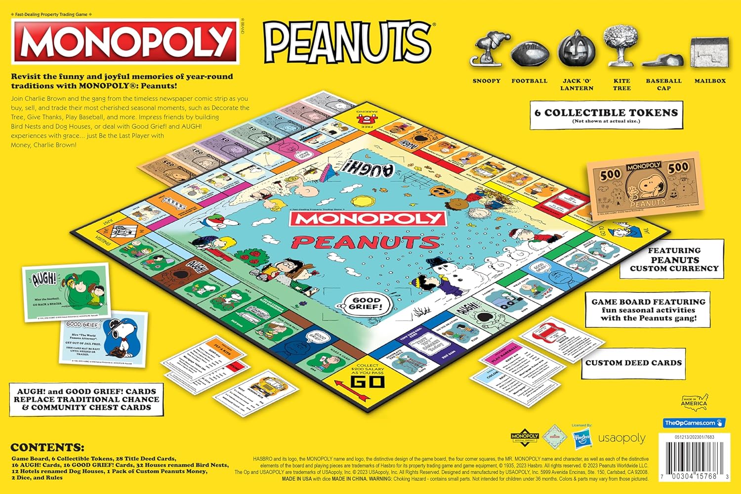 MONOPOLY: PEANUTS - BOARD GAME - Image 3