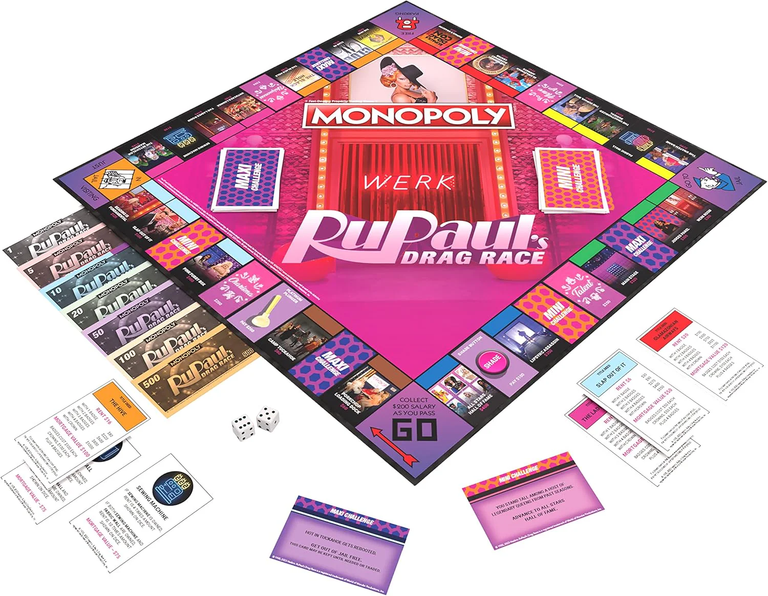 MONOPOLY: RUPAUL'S DRAG RACE - BOARD GAME - Image 3