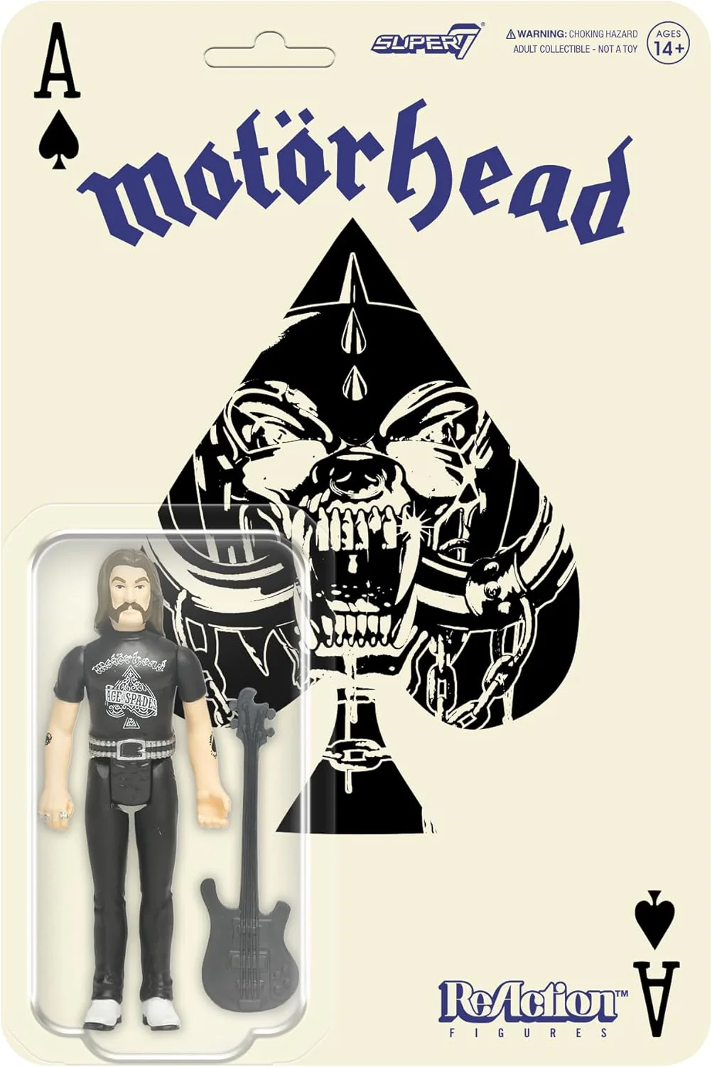 MOTORHEAD: LEMMY (ACE OF SPADES) - SUPER 7-REACTION-3.75"