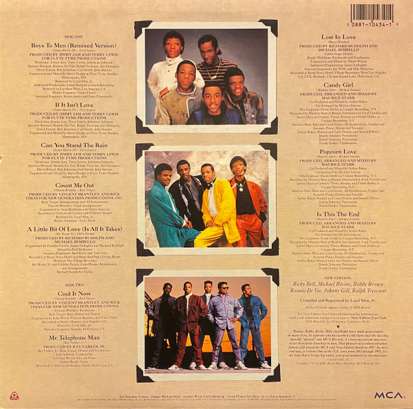 New Edition - Greatest Hits Volume 1 (Used LP) - Image 2
