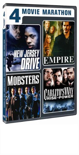 NEW JERSEY DRIVE/EMPIRE/MOBSTERS/CARLITO - DVD-4-MOVIE MARATHON: CRIME THRILLER