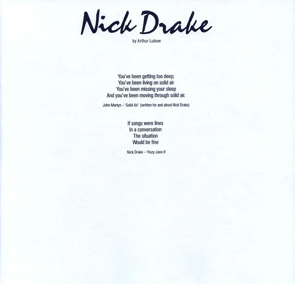 Nick Drake - Fruit Tree: Complete Recorded Works (Used LP) - Image 9