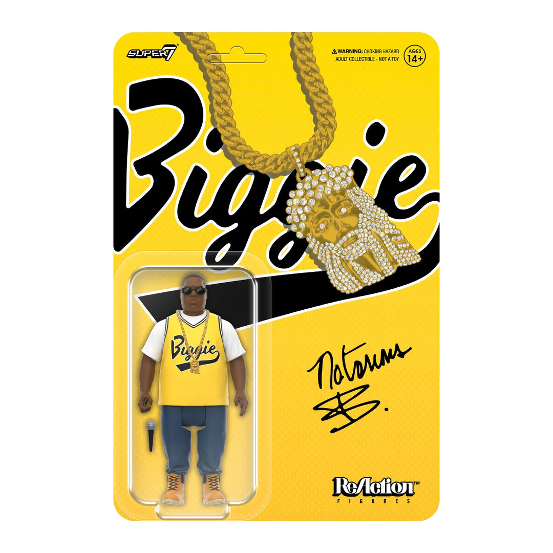 NOTORIOUS B.I.G.: YELLOW JERSEY  - REACTION-3.75"