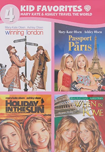OLSEN, MARY-KATE & ASHLEY - DVD-TRAVEL THE WORLD-4 MOVIES