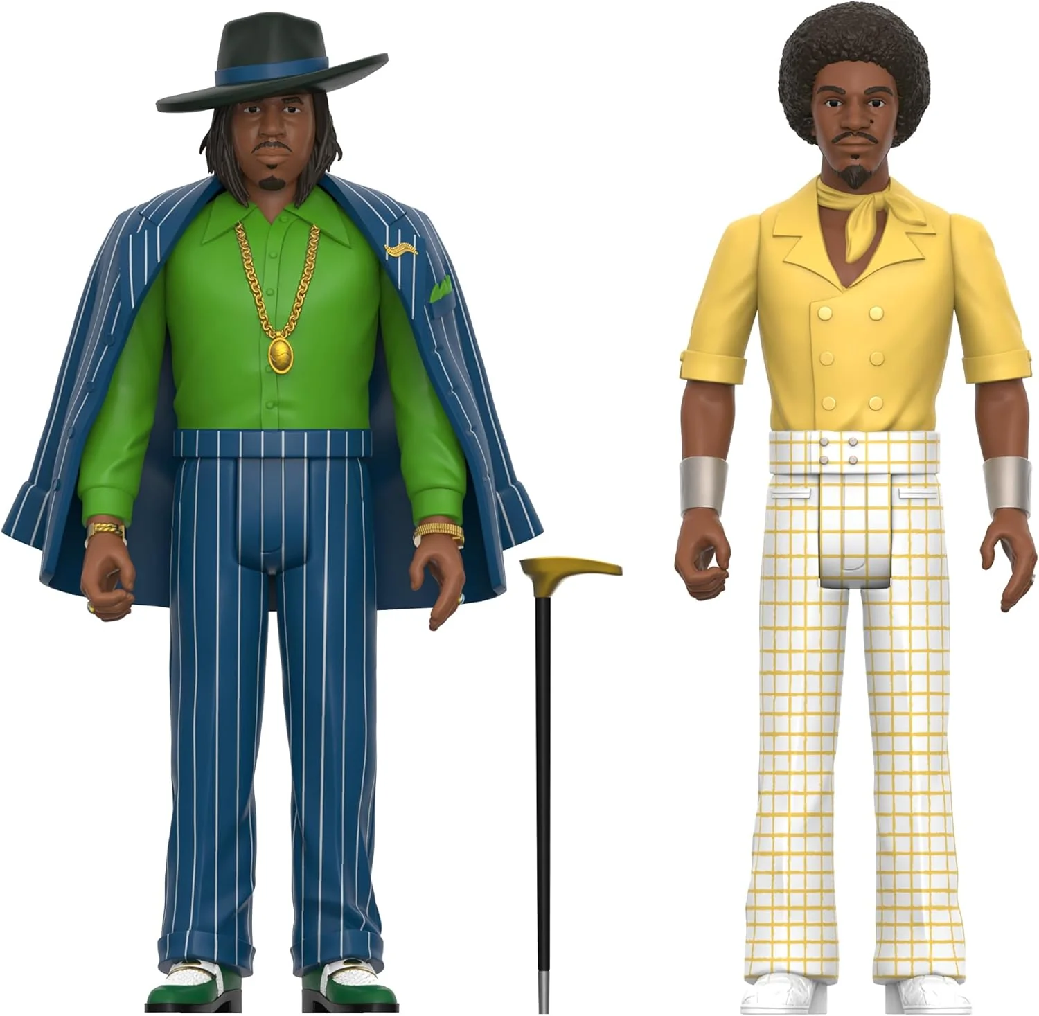 OUTKAST: BIG BOI/ANDRE 3000 (AQUEMINI 2-PACK) - SUPER 7-REACTION-3.75" - Image 2