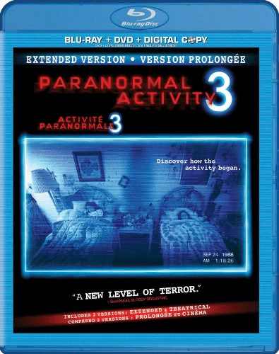 PARANORMAL ACTIVITY 3: EXTENDED VERSION / ACTIVITé PARANORMALE 3: VERSION PROLONGéE [BLU-RAY + DVD + DIGITAL COPY]