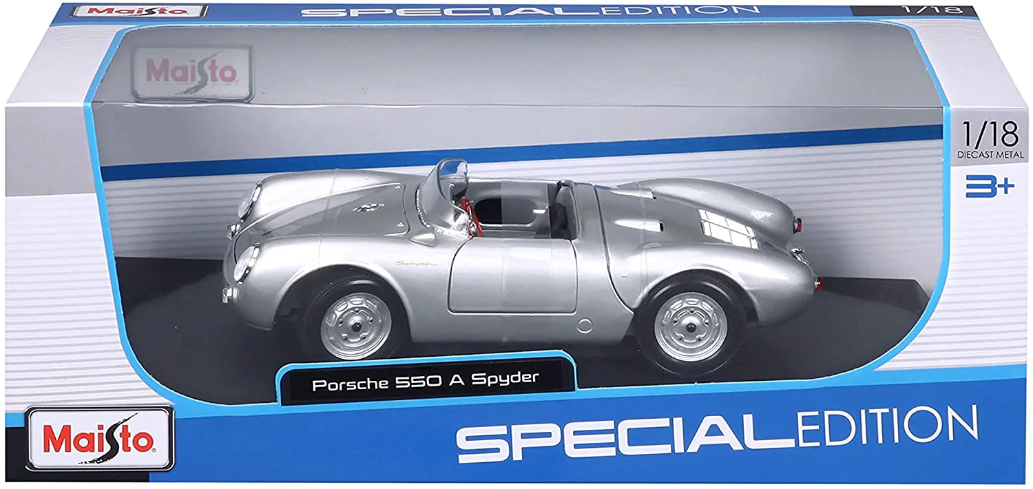PORSCHE 550 SPYDER - MAISTO-1:18-SPECIAL EDITION - Image 3