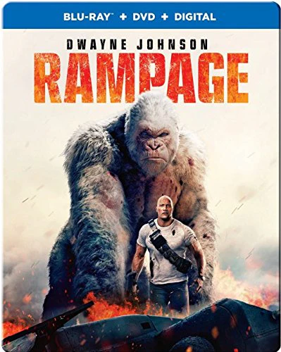 RAMPAGE - BLU-2018-DWAYE JOHNSON-STEELBOOK