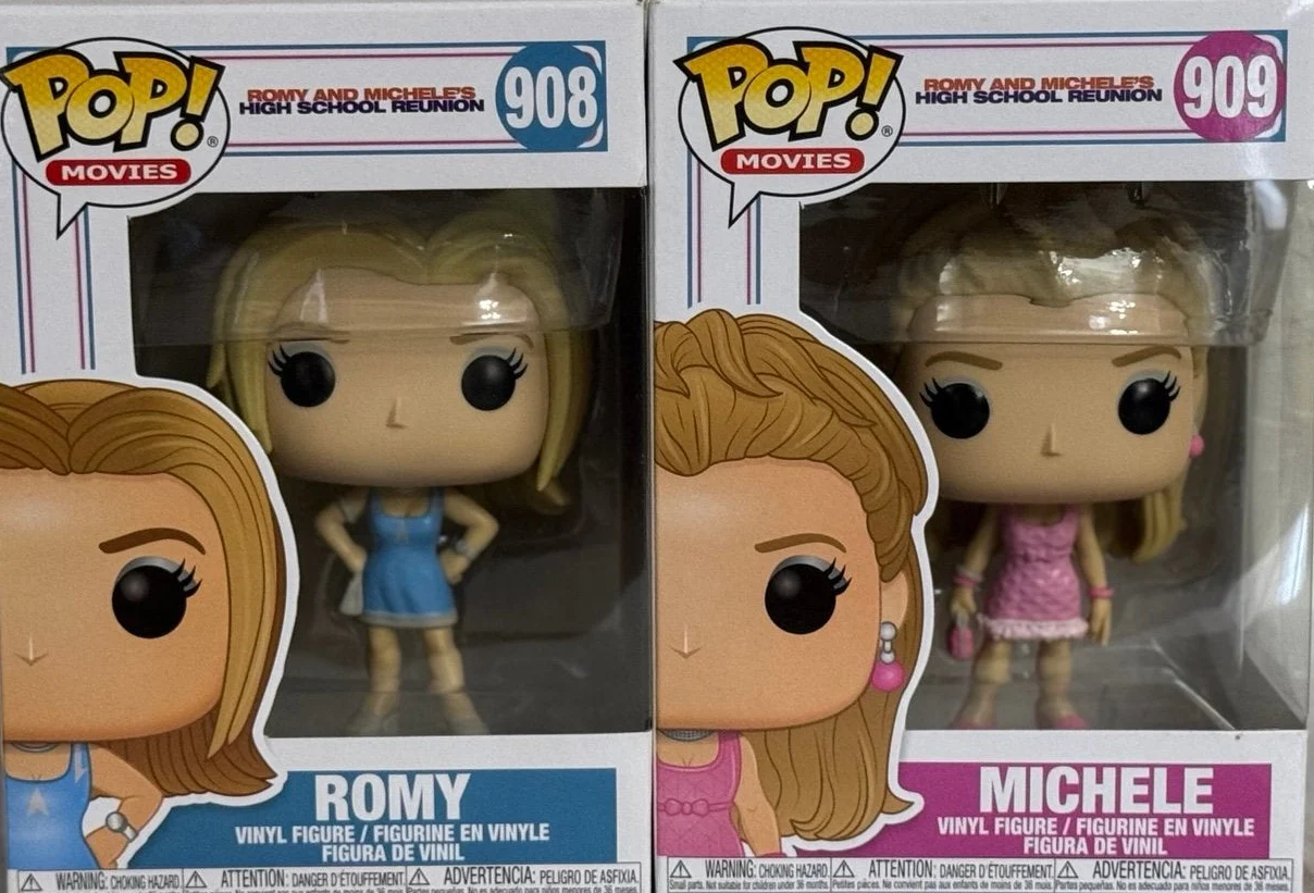 ROMY & MICHELE'S HIGHSCHOOL REUNION: ROMY #908/MICHELE #909 - FUNKO POP! SET OF 2 - Image 3