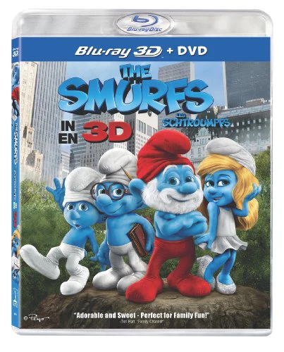 SMURFS (MOVIE) - BLU-3D-2013-INC. DVD COPY