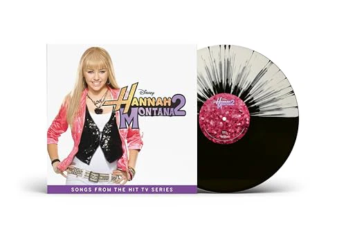 SOUNDTRACK - HANNAH MONTANA 2 (STYLIZED BLACK AND WHITE VINYL)