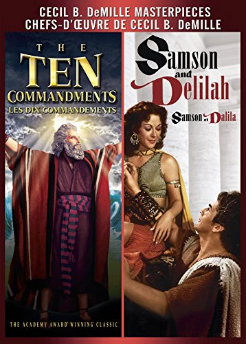 TEN COMMANDMENTS/SAMSON & DELILAH - DVD-CECIL B. DEMILLE DOUBLE FEATURE
