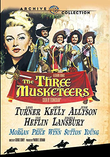THREE MUSKETEERS - DVD-1948-GENE KELLY-WARNER ARCHIVE COLLE