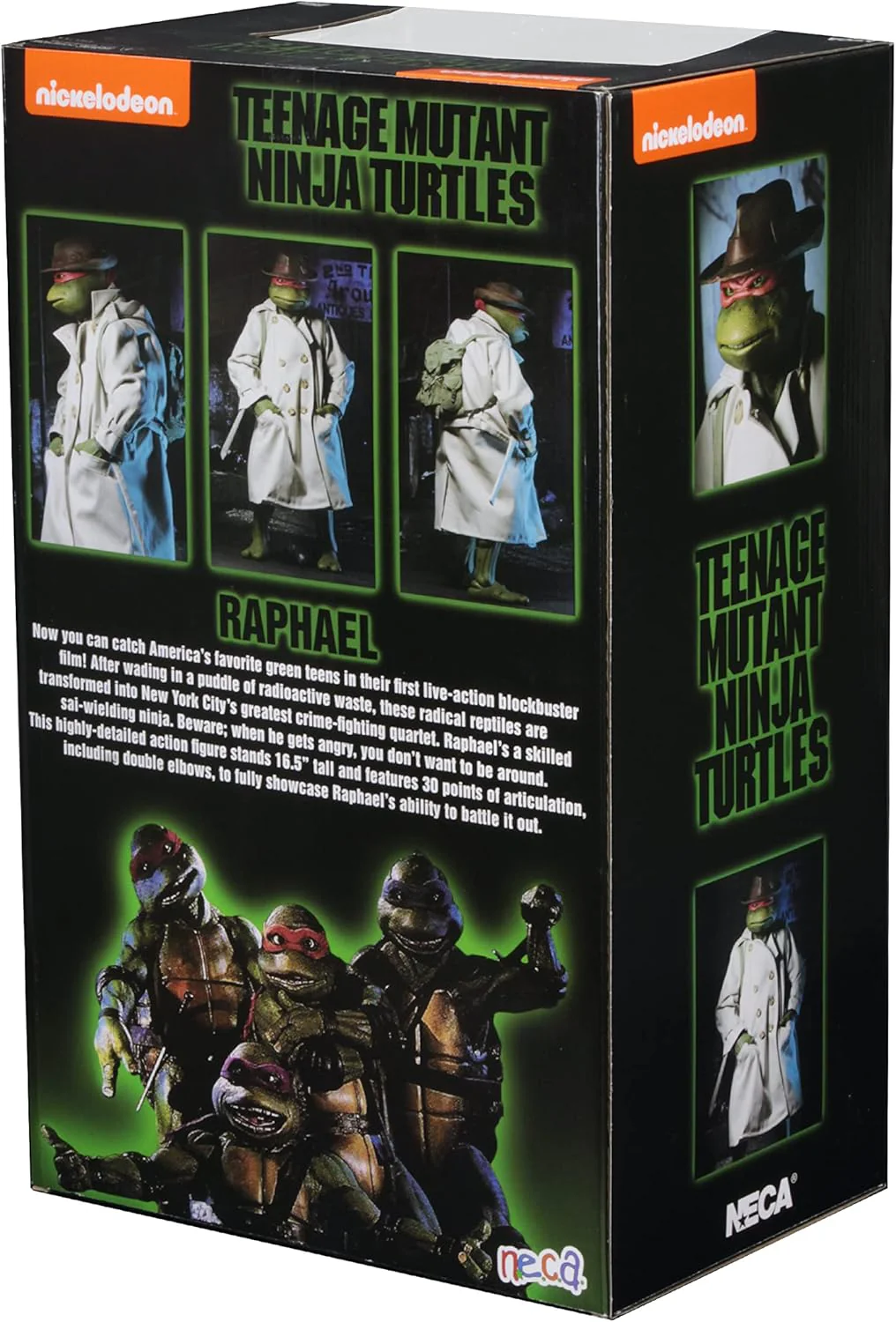 TMNT (1990 MOVIE): RAPHAEL IN DISGUISE (16.5") - NECA-1/24 SCALE - Image 4