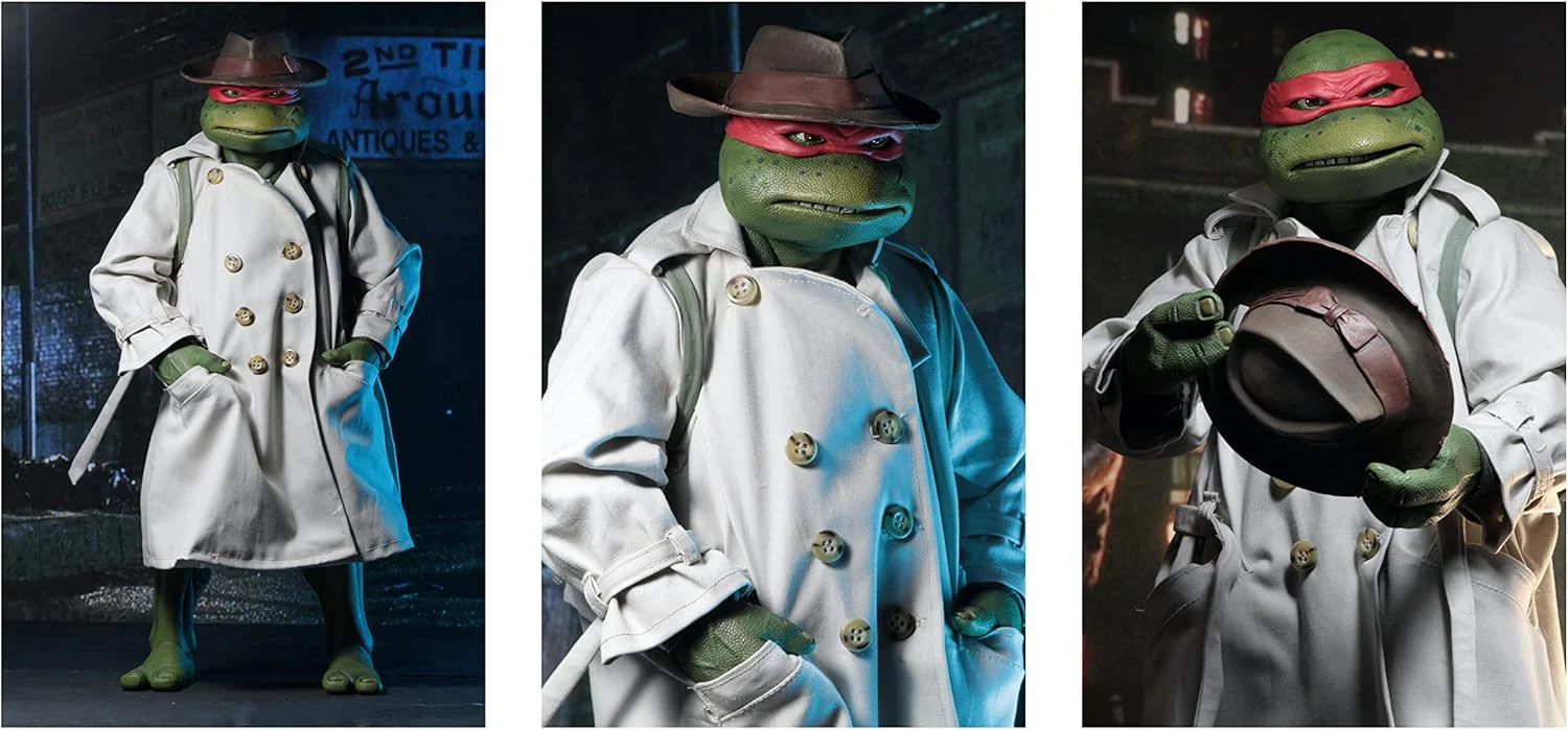 TMNT (1990 MOVIE): RAPHAEL IN DISGUISE (16.5") - NECA-1/24 SCALE - Image 5
