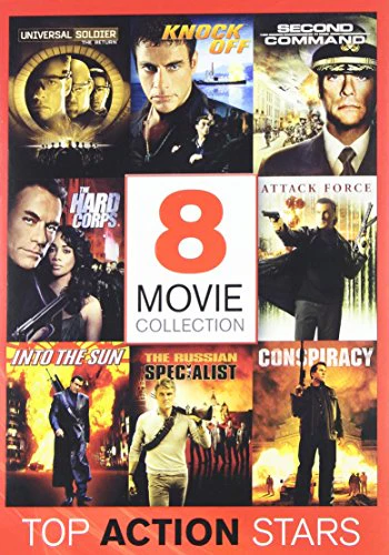 TOP ACTION STARS - DVD-8 MOVIES